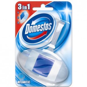 Wc tisztító rúd illatgéllel Domestos 3in1 kosaras 40g