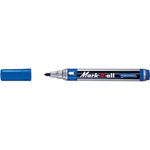 Marker STABILO Mark-4-all  kerekített végű 1-3mm kék 65141