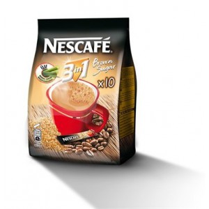 Kávé instant Nescafe 3in1  barna cukros 10x17g
