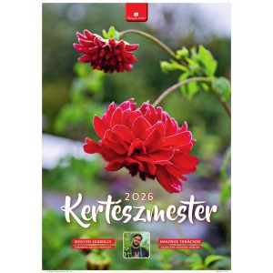 Falinaptár  34x48,5 2026  KERTÉSZMESTER  FA-KE-B3