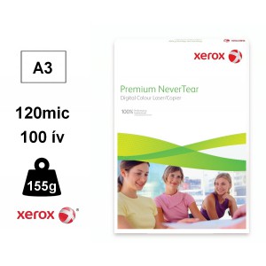 Spec. téphetetlen papír XEROX NeverTear A3 120mic 155g  100ívcsg  003R98059
