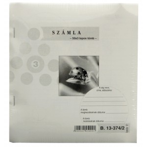 Számla 50x3 20x20 B.13-3742