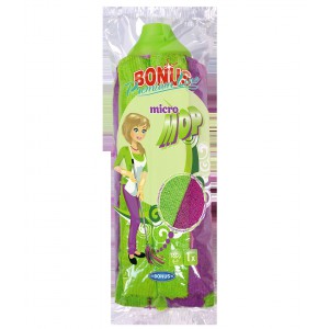 Felmosófej BONUS MicroMop B629 zöldlila, lilafehér