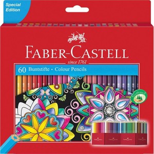 Színes ceruza 60klt FABER-CASTELL 111260 120160