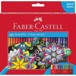 Sz&iacute;nes ceruza 60klt FABER-CASTELL 111260 120160