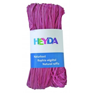 Raffia HEYDA 50g természetes anyagból, rózsaszín     204887787
