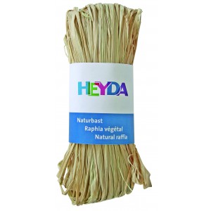 Raffia HEYDA  50g természetes anyagból, natúr    204887799