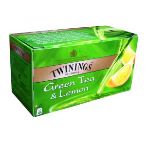 TWININGS Zöld tea citrommal 25x2g