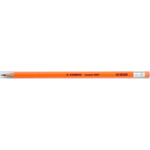 Grafit ceruza STABILO neon narancs radíros 4907