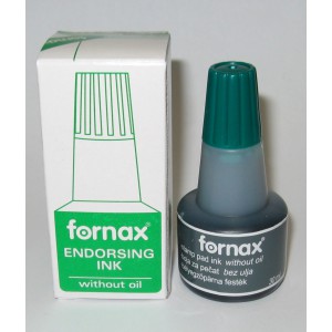 Bélyegzőfesték FORNAX 30ml   zöld