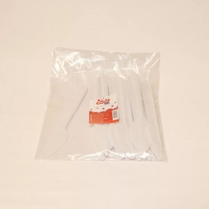 Party műanyag k&eacute;s PRIMA feh&eacute;r t&ouml;bbsz&ouml;rhaszn&aacute;latos 20dbcsg