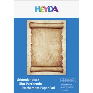 Oklevél papír HEYDA A4 100g 20lap antikolt pergamen jellegű   204850170