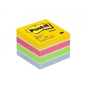 Öntapadós jegyzet POST-IT 2051-U 51X51 Mini kocka Ultra Színek 400lap FT510283565