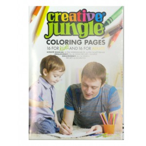 Kifestő Creative Jungle gyermek és felnőtt közösen színezheti  EAA0249