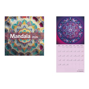 Falinaptár lemez 29 x 58 2026  MANDALA   T098-22
