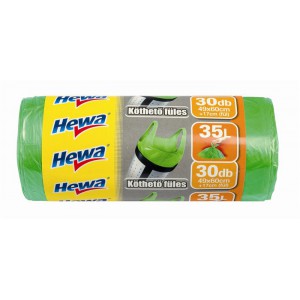Szemeteszsák HEWA köthető füles 35l  30tek