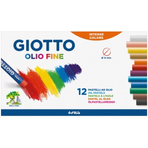 Olajpasztell 12klt EDU3 GIOTTO OLIO 9mm 294000