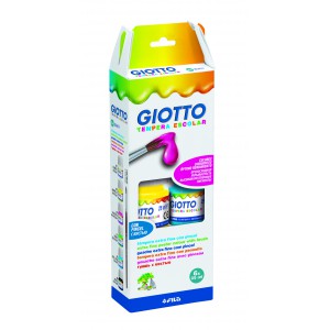 Tempera 6 készlet FILA Giotto 25 ml tégelyes 356600