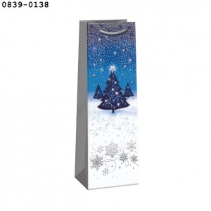 Dísztasak ARGUS 13x37,5x11 T3 italtasak Exclusive Lux karácsonyi vegyes  0839