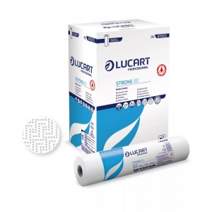 Orvosi pap&iacute;rlepedő LUCART STRONG 80 JOINT 59cmx80m  2 r&eacute;tegű 100 cellul&oacute;z perfor&aacute;ci&oacute; 37 cm-k&eacute;nt feh&eacute;r 870072