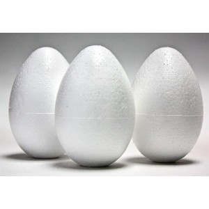 Polisztirol húsvéti tojás 10 cm-es 10dbcsg