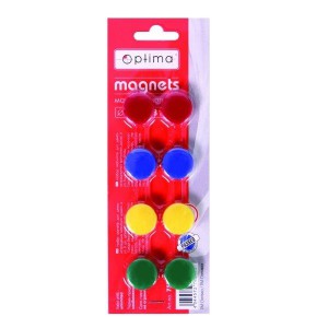 Mágnes OPTIMA 20mm 8dbcsg  színes  O75311