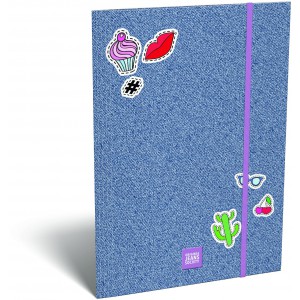 Gumis mappa LIZZY A4 OJS Girl farmer mintás 22960003