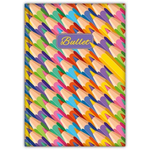 Bullet A5 COLORS pöttyözött lapok Graphite