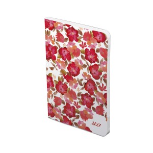 Heti agenda TOPTIMER  F012 B6 2027 JOY FLEXI  F004 piros vir&aacute;g