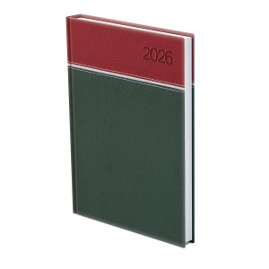 Heti agenda TOPTIMER  Y011 B5 2026 YOUNG bordó-fehér-zöld