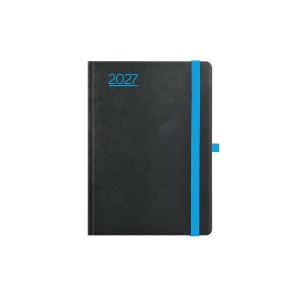 Heti agenda TOPTIMER  N012 B6 2027 NERO N-004 k&eacute;k