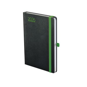 Heti agenda TOPTIMER  N015 A5 2026 NERO N-006 zöld