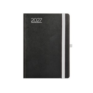 Heti agenda TOPTIMER  N015 A5 2027 NERO N-005 sz&uuml;rke