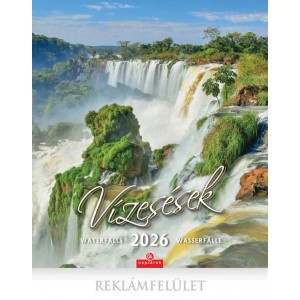 Falinaptár CSG 30x34 2026 VÍZESÉSEK  FN UO1