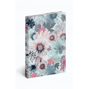 Zsebnaptár álló REALSYSTEM 2026  B6 FIESTINA floral 62
