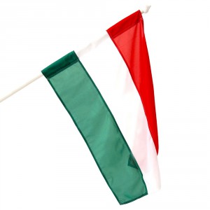 Z&aacute;szl&oacute; magyar 200x100cm hurkolt PE c&iacute;mer n&eacute;lk&uuml;l