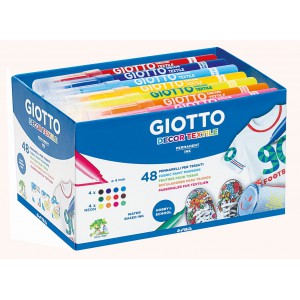 Textilfilc GIOTTO Decor 4mm kerekített végű  vegyes színekben 48dbdisplay 494700