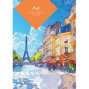 Tan&aacute;ri zsebk&ouml;nyv PROF tan&aacute;ri 202627 V&aacute;ros mint&aacute;s f&oacute;li&aacute;zott pap&iacute;rbor&iacute;t&oacute;+aj&aacute;nd&eacute;k toll