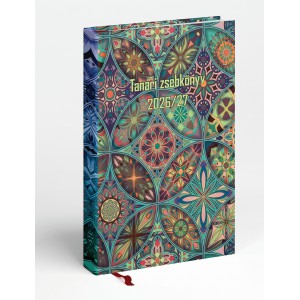TAN&Aacute;RI zsebk&ouml;nyv REAL S  20262027 mint&aacute;s - mozaik 67