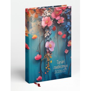 TAN&Aacute;RI zsebk&ouml;nyv REAL S  20262027 mint&aacute;s - floral 71