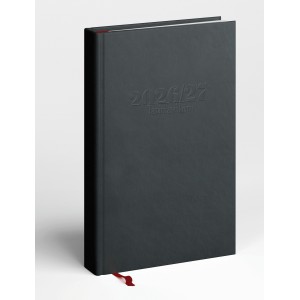 TAN&Aacute;RI zsebk&ouml;nyv REAL S  20262027 egysz&iacute;nű fekete