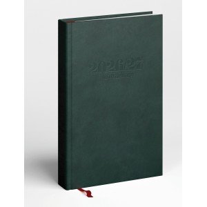 TAN&Aacute;RI zsebk&ouml;nyv REAL S  20262027 egysz&iacute;nű z&ouml;ld