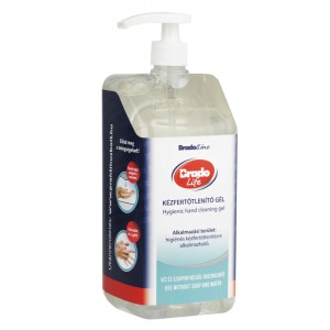 Kézfertőtlenítő gél BRADOLIFE   1500 ml  pumpás baktericid, fungicid, virucid