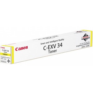 Fénymásoló toner Canon  CEXV34adv sárga eredeti