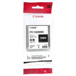 Tintapatron Canon  CanonPFI102MattBlackCartridgeo matt fekete eredeti
