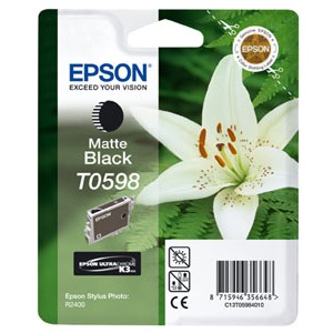 Tintapatron Epson T059840 matt fekete eredeti