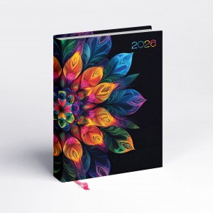 Napi agenda REALSYSTEM B6  2026  LIBROBELLO mandala