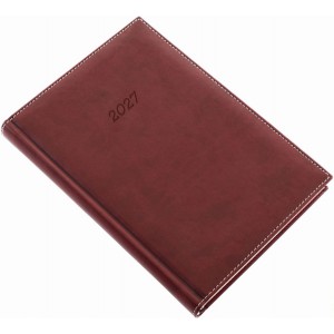 Napi agenda REALSYSTEM A5  2027  BOLERO barna