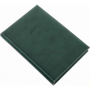 Napi agenda REALSYSTEM A5  2027  BOLERO z&ouml;ld
