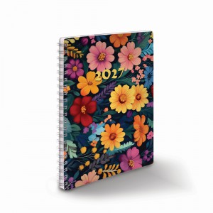 Heti agenda spir&aacute;lozott REALSYSTEM A5  2027  vir&aacute;gok 53